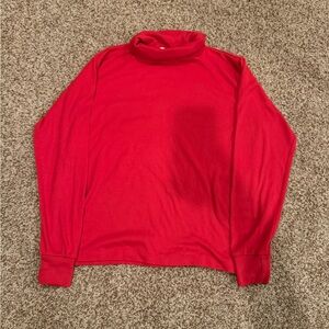 Ashley Hill red turtleneck